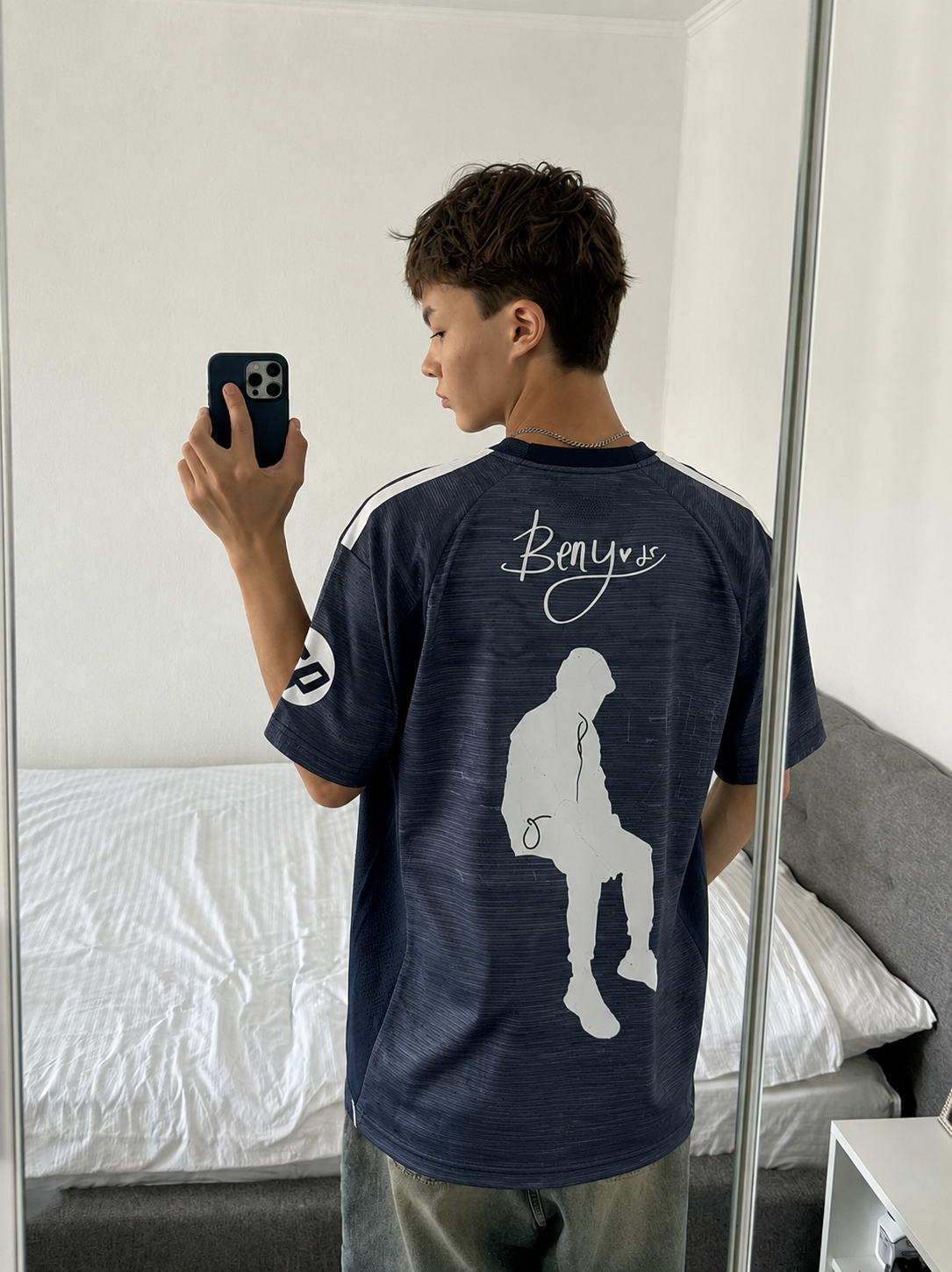 Foto de Rubén Hernández con su camiseta