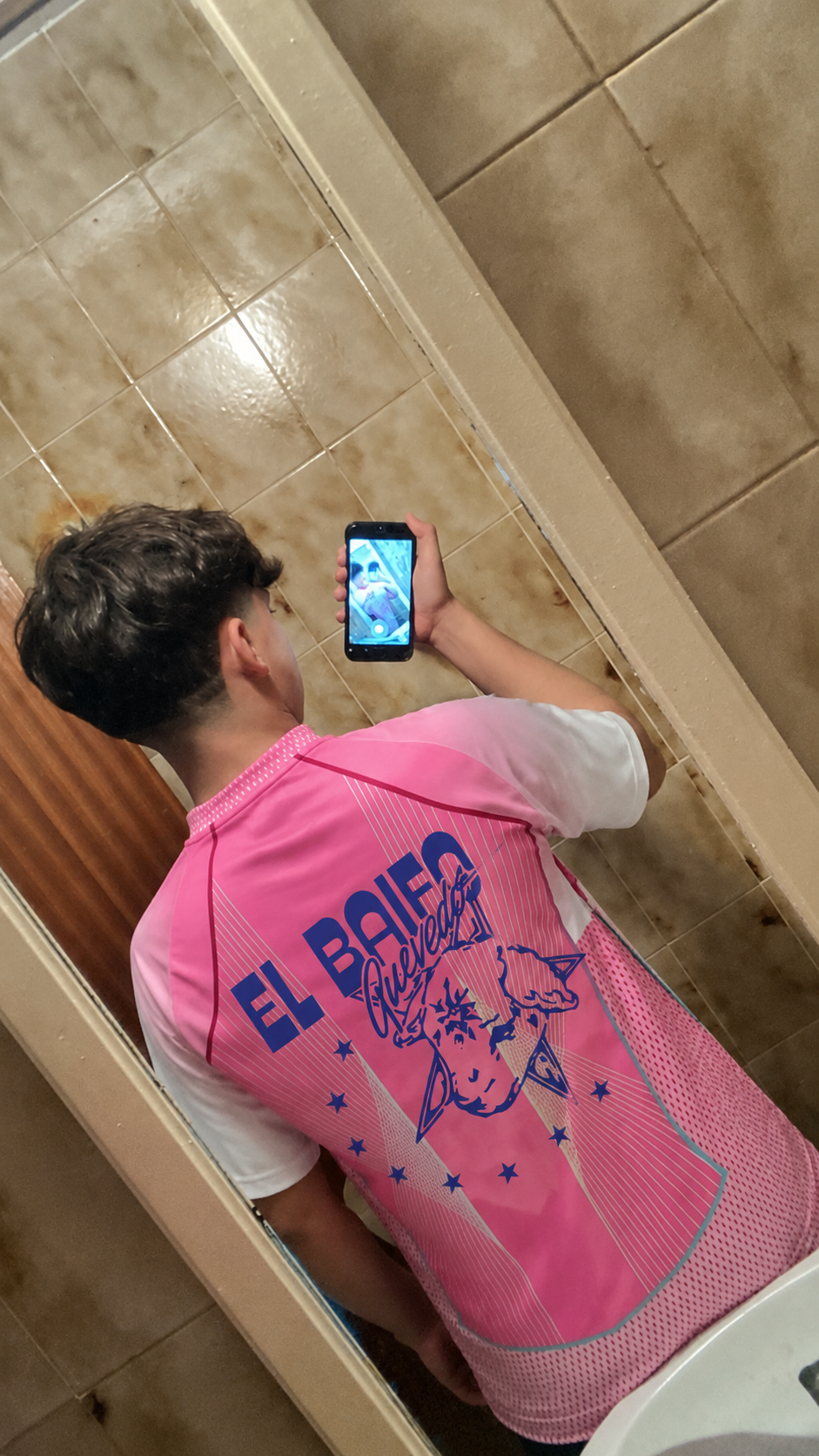 Foto de Cristina Blanco con su camiseta